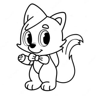 Tails Puppe Ausmalbild | Tails Puppe Ausmalbild