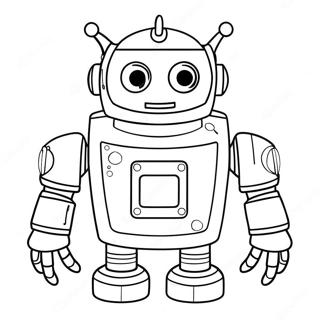 PJ-Roboter Ausmalbild | PJ Roboter Ausmalbild