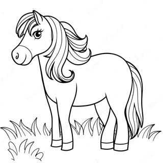Shetland Pony Ausmalbild | Shetland Pony Ausmalbild