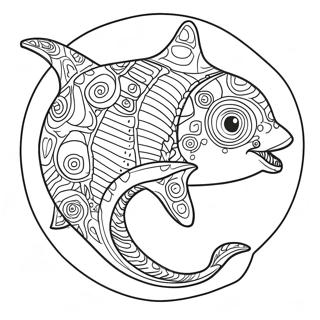 Helicoprion Ausmalbild | Helicoprion Ausmalbild