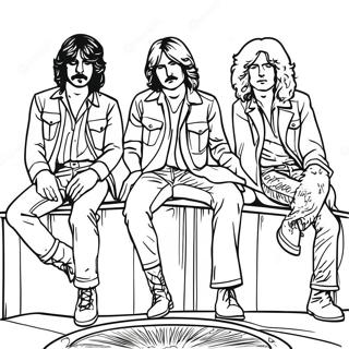 Led Zeppelin Ausmalbild | Led Zeppelin Ausmalbild