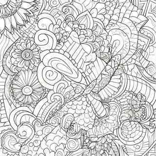 Trippige Illusion Malvorlagen