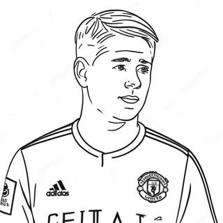 Kevin De Bruyne Actionaufnahme Ausmalbild | Kevin De Bruyne Ausmalbild
