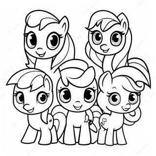 Mein kleines Pony Cutie Mark Crew Malvorlagen
