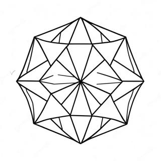 Diamantförmiges Ausmalbild | Diamant Ausmalbild