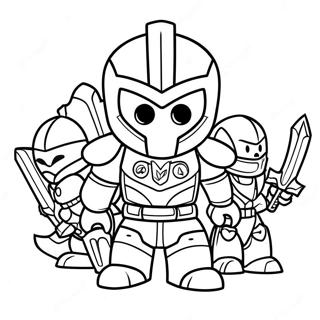 Nexo Knights Ausmalbild | Nexo Ritter Ausmalbild