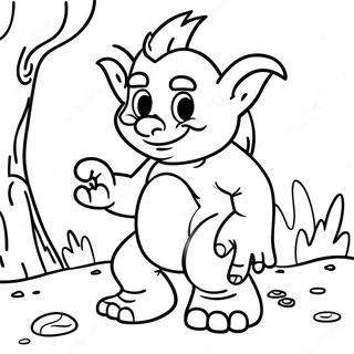 Trollstopia Ausmalbild | Trollstopia Ausmalbild