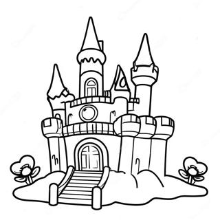 Mario Schloss Ausmalbild | Mario Schloss Ausmalbild