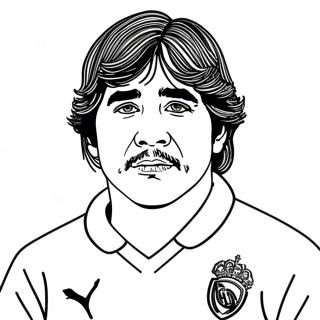 Maradona Ausmalbild | Maradona Ausmalbild