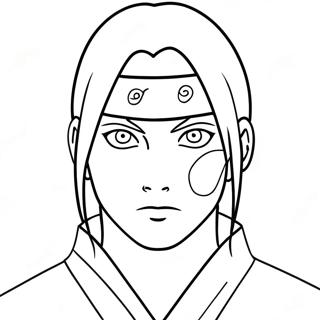 Itachi Uchiha Ausmalbild | Itachi Naruto Ausmalbild