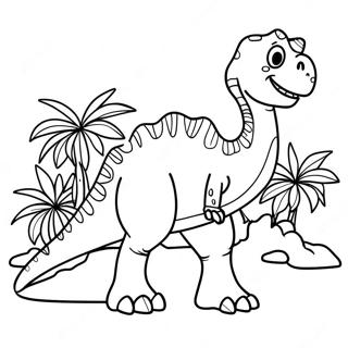 Jumbo Dinosaurier Ausmalbild | Jumbo Ausmalbild
