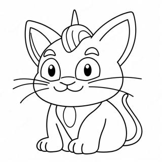 Meowth Ausmalbild | Meowth Ausmalbild
