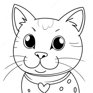 Pop Katze Ausmalbild | Pop Katze Ausmalbild