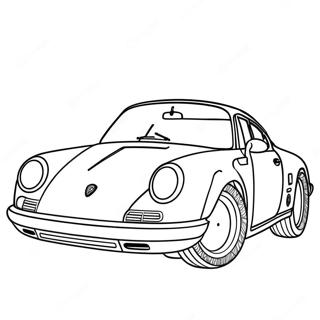 Porsche Ausmalbild | Porsche Ausmalbild