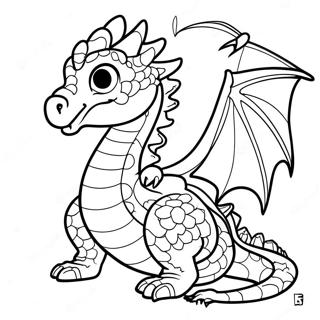 Wunschdrache Ausmalbild | Wunschdrache Ausmalbild