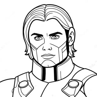 Bucky Barnes Ausmalbild | Bucky Barnes Ausmalbild