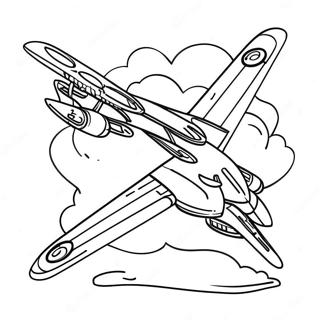 B2 Bomber Hoch in der Luft Ausmalbild | B2 Bomber Ausmalbild