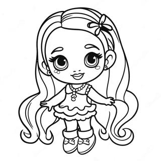 Niedliches Baby Bratz Mode Ausmalbild | Baby Bratz Ausmalbild