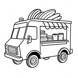 Essen Truck Ausmalbild | Essen Wagen Ausmalbild