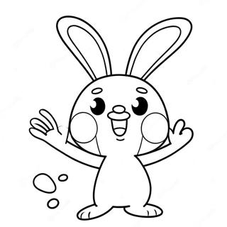 Rabbids Ausmalbild | Rabbids Ausmalbild