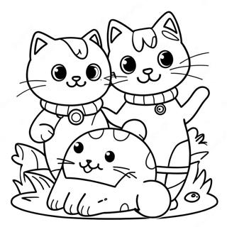 Kid-E-Cats Ausmalbild | Kid-E-Cats Ausmalbild