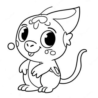 Niedliches Sobble mit großen Augen Ausmalbild | Sobble Ausmalbild