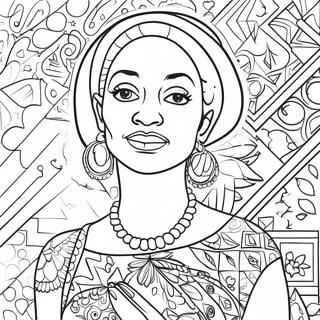 Faith Ringgold Ausmalbild | Faith Ringgold Ausmalbild
