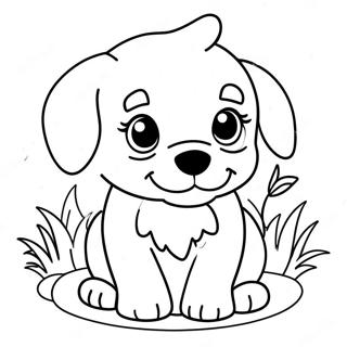Baby Welpe Malvorlagen