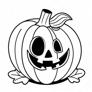 Mini Halloween Kürbis Ausmalbild | Mini Halloween Ausmalbild