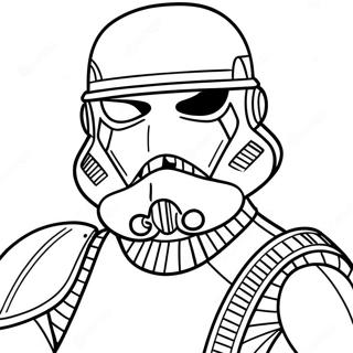 Sith-Truppler in Kampfanzug Ausmalbild | Sith-Truppler Ausmalbild