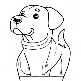 Labrador Ausmalbild | Labrador Ausmalbild