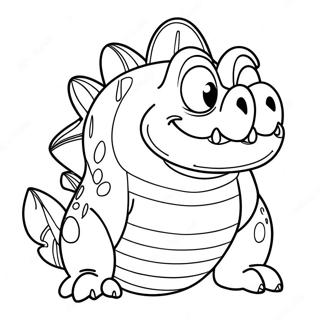 Chomper Ausmalbild | Chomper Ausmalbild
