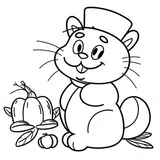 Garfield Erntedankfest Malvorlagen