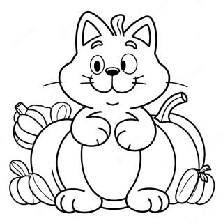 Garfield Erntedankfest Malvorlagen
