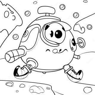 Numberjacks Spaß Abenteuer Ausmalbild | Zahlenhelden Ausmalbild