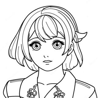 Anya Anime Ausmalbild | Anya Anime Ausmalbild