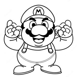 Wario Ausmalbild | Wario Ausmalbild
