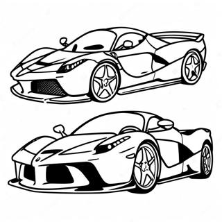 LaFerrari Ferrari Ausmalbild | LaFerrari Ferrari Ausmalbild