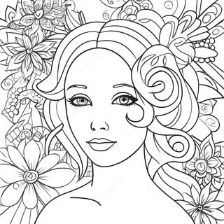 Digitales Kunst Ausmalbild | Digitale Kunst Ausmalbild