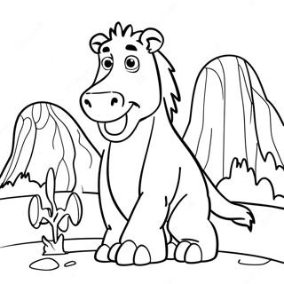 Ice Age 3 Ausmalbild | Eiszeit 3 Ausmalbild