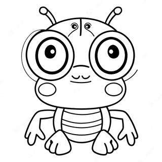 Jasper der Beat Bug Ausmalbild | Beat Bugs Charaktere Ausmalbild