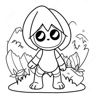 Deltarune Ausmalbild | Deltarune Ausmalbild