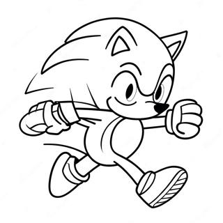 Sonic the Hedgehog Schnelles Ausmalbild | Team Sonic Racing Ausmalbild