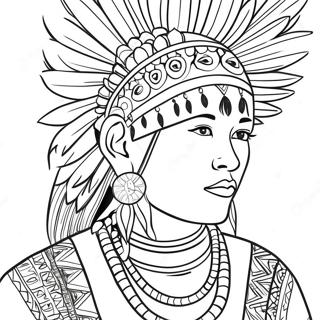 Ojibwe Ausmalbild | Ojibwe Ausmalbild