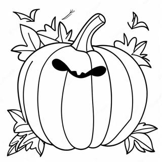 Einfaches Halloween Kürbis Ausmalbild | Einfach Halloween Ausmalbild