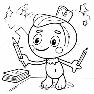 Spaßiges Ausmalbild für das Klassenzimmer der 3. Klasse | 3. Klasse Ausmalbild