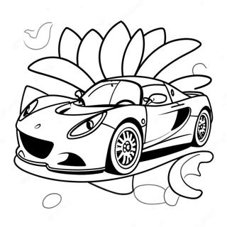 Lotus Auto Ausmalbild | Lotus Auto Ausmalbild