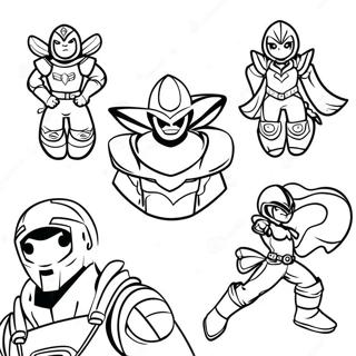 Spirit Rangers Abenteuer Ausmalbild | Geist Ranger Ausmalbild
