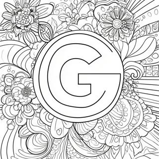 Google-Logo Ausmalbild | Google Ausmalbild