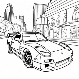 RX7 Sportwagen Ausmalbild | RX7 Ausmalbild